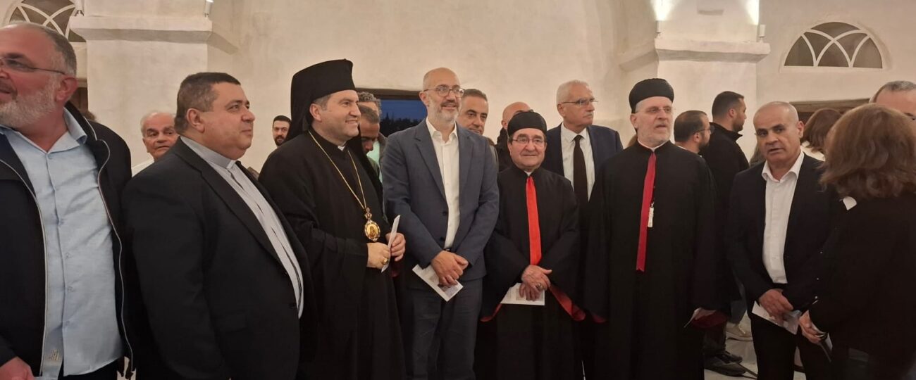 تدشين أعمال ترميم كنيسة مار نوهرا في سمارجبيل