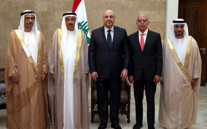 الرئيس عون استقبل رئيس المجلس الوطني الاتحادي في الامارات: العلاقات اللبنانية – الامارتية متجذرة  في التاريخ