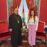 المطران إبراهيم استقبل منسقة لجنة المرأة اللبنانية البطريركية