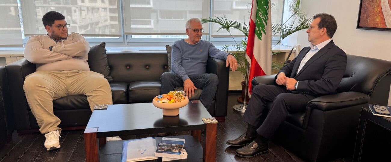 شحادة يستقبل رئيس غرفة تجارة زحلة وعائلة بوموسى من كفرسلوان