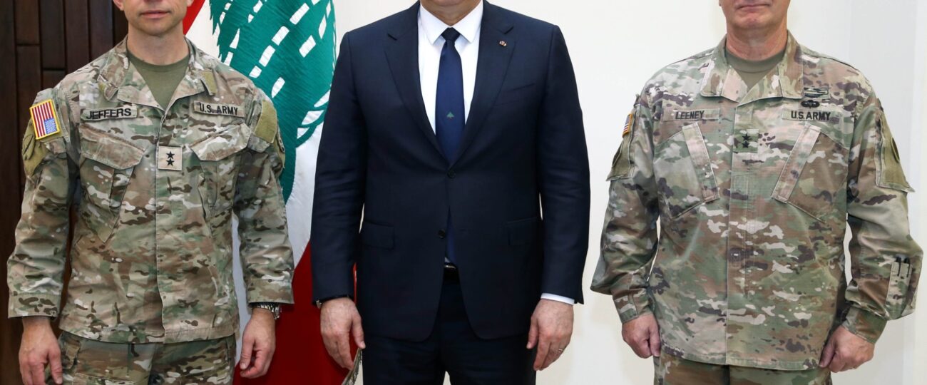 انضمام الجنرال مايكل ليني إلى لجنة تنفيذ وقف الأعمال العدائية كقائد عسكري رفيع بدوام كامل في بيروت