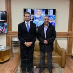 وزير الإعلام بول مرقص يستقبل رئيس حركة شباب الشرق الإعلامي طوني أبو نعوم