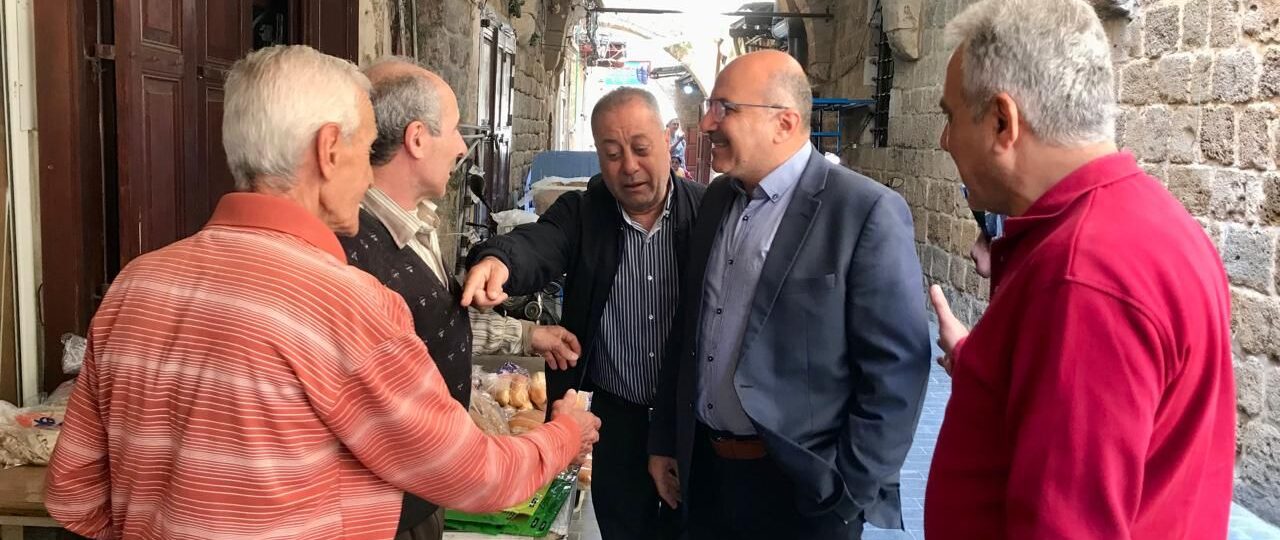 السيد نادر عزام يجول في صيدا البلد ملتقياً أهلها